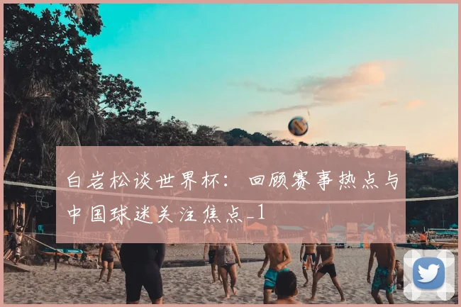 白岩松谈世界杯:回顾赛事热点与中国球迷关注焦点_1
